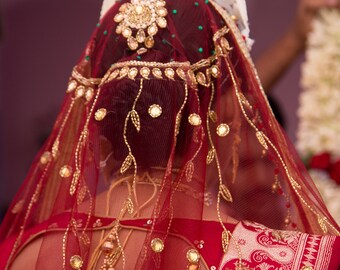 Indian Bengali Bride Orna (Chunri)