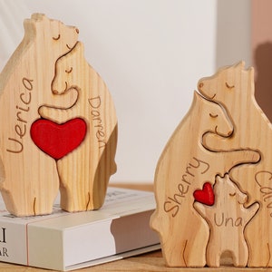 Valentines Day Gifts for him - Engraved Acrylic Block Puzzle