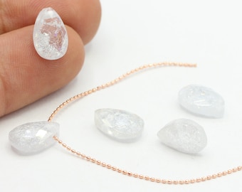 8x12mm  Cubic Zirconia, Loose Pear Zircon, Faceted Zirconia, Shaped Cubic Zirconia, Diamond Cut Cz - TS551
