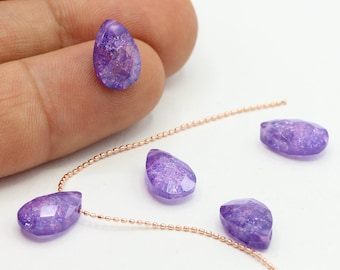 8x12mm  Cubic Zirconia, Loose Pear Zircon, Faceted Zirconia, Shaped Cubic Zirconia, Diamond Cut Cz - TS550