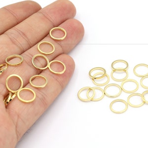 10mm 24 K Shiny Gold Plated Closed Ring, Ring Settings, Gold Plated Ring, Gold Plated, Open Ring, Gold Plated Open Ring  - GLD1243