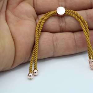 24cm ( 9,5 inchess ) Half Finished Adjustable Bracelet , Cord Bracelet , Cotton Rope Bracelet , Friendship Bracelet - TS103