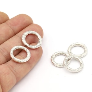 18mm Antique Silver Plated Closed Ring, Ring Settings, Antique Silver Ring, Antique Silver Closed Ring, Rings, Closed Ring - TS240