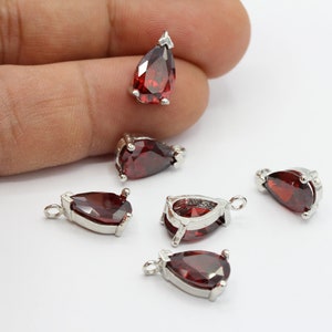 Pendentif goutte de zircone cubique pavée de zircone cubique 7,5 x 13 mm , Pendentifs pavé de zircone cubique , Pendentifs zircone cubique - CZ356