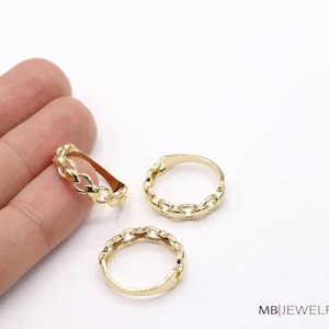 20mm 24 k Shiny Gold Plated Closed Ring  - GLD1637