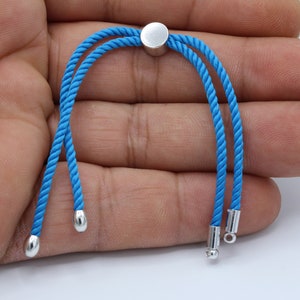 24cm ( 9,5 inchess ) Half Finished Adjustable Bracelet , Cord Bracelet , Cotton Rope Bracelet , Friendship Bracelet - TS114