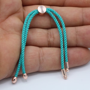 24cm ( 9,5 inchess ) Half Finished Adjustable Bracelet , Cord Bracelet , Cotton Rope Bracelet , Friendship Bracelet - TS102
