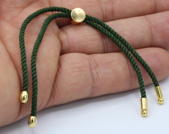 24cm ( 9,5 inchess ) Half Finished Adjustable Bracelet , Cord Bracelet , Cotton Rope Bracelet , Friendship Bracelet - TS86