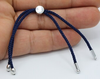 24cm ( 9,5 inchess ) Half Finished Adjustable Bracelet , Cord Bracelet , Cotton Rope Bracelet , Friendship Bracelet - TS118