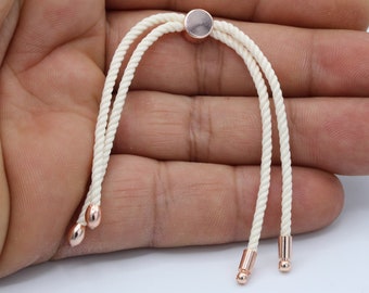 24cm ( 9,5 inchess ) Half Finished Adjustable Bracelet , Cord Bracelet , Cotton Rope Bracelet , Friendship Bracelet - TS113