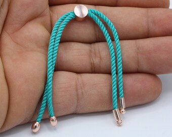 24cm ( 9,5 inchess ) Half Finished Adjustable Bracelet , Cord Bracelet , Cotton Rope Bracelet , Friendship Bracelet - TS102