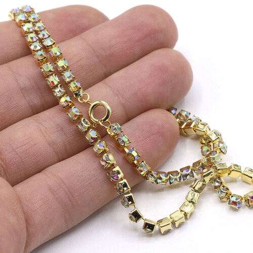 Shiny Gold Plated Finished Chain Finished Necklace Gold Etsy