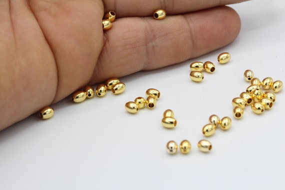 Gold plated spacer best sale beads