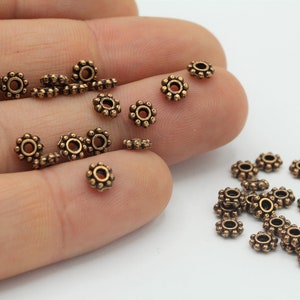 5mm  antique copper  Plated Spacer Beads - TS-696
