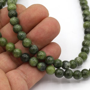 8mm Grade AAA Eye Serpentine Beads Rated Genuine Eye Serpentine Beads,Bracelet Beads, Natural Beads, Round Gemstone, Serpentine Beads - BK72