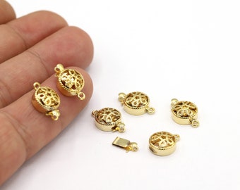 10x15,5mm 24 K Shiny Gold Plated Lobster Clasp, Lobster, Clasps, Gold Plated Clasps, Gold Plated Lobster, Jewelry Making, Clasp - MGN81