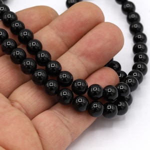 8mm Grade AAA Eye Onix Beads, Rated Genuine Eye Onix Beads, Bracelet Beads, Natural Beads, Round Gemstone, Onix Beads, Onix - BK88