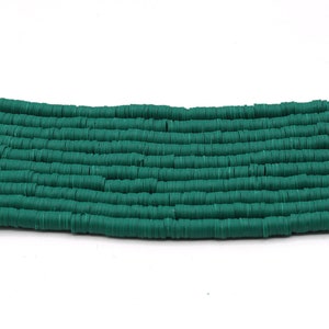 6mm - Polymer Clay Beads, Hand Cut Beads , Fimo Beads, Heishi Beads, Rubber Beads, African Beads, (One Strand 250 - 300 Beads) FB,7,10