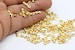 24 k Shiny Gold Clamshell Bead Tip, Gold Plated Bead Tips - GLD2 