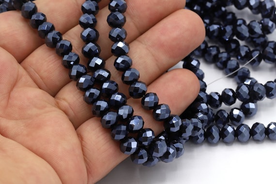 STONE BEAD BRACELET 8 MM ANTRACIT STONE BEAD BRACELET 8 MM ANTRACIT