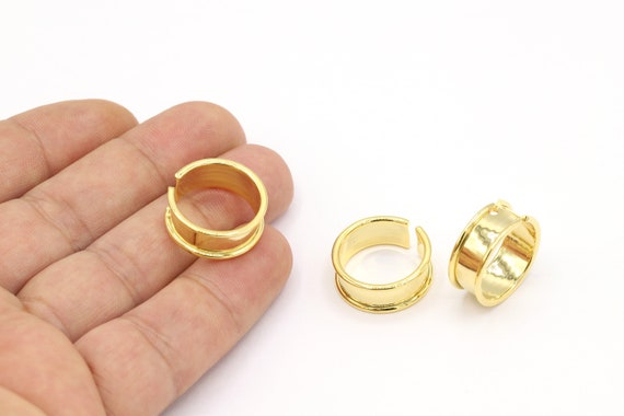 dc jewels Charming Rose Gold Plated Adjustable Size Rings For Women & Girls  : Amazon.in: Fashion