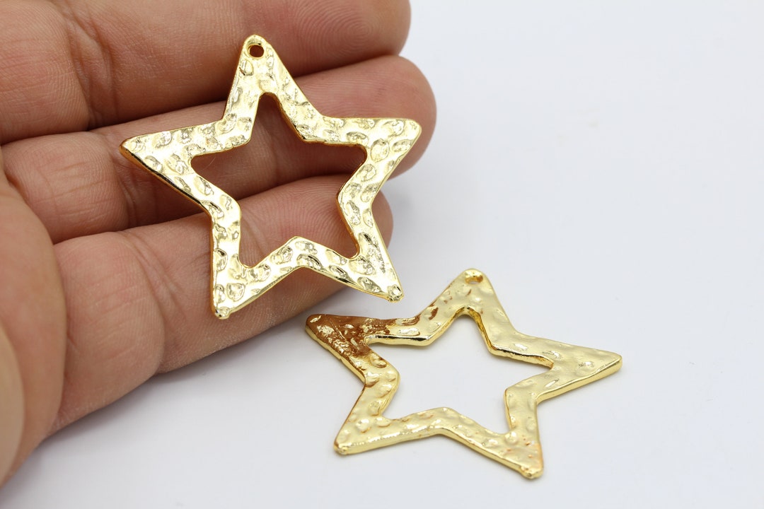 Shiny Gold Plated Mini Star Charms, 14x11 Mm Gold Star Pendants, Small Star  Charm, Star Necklace Charm, Star Bracelet Charms, STRC 