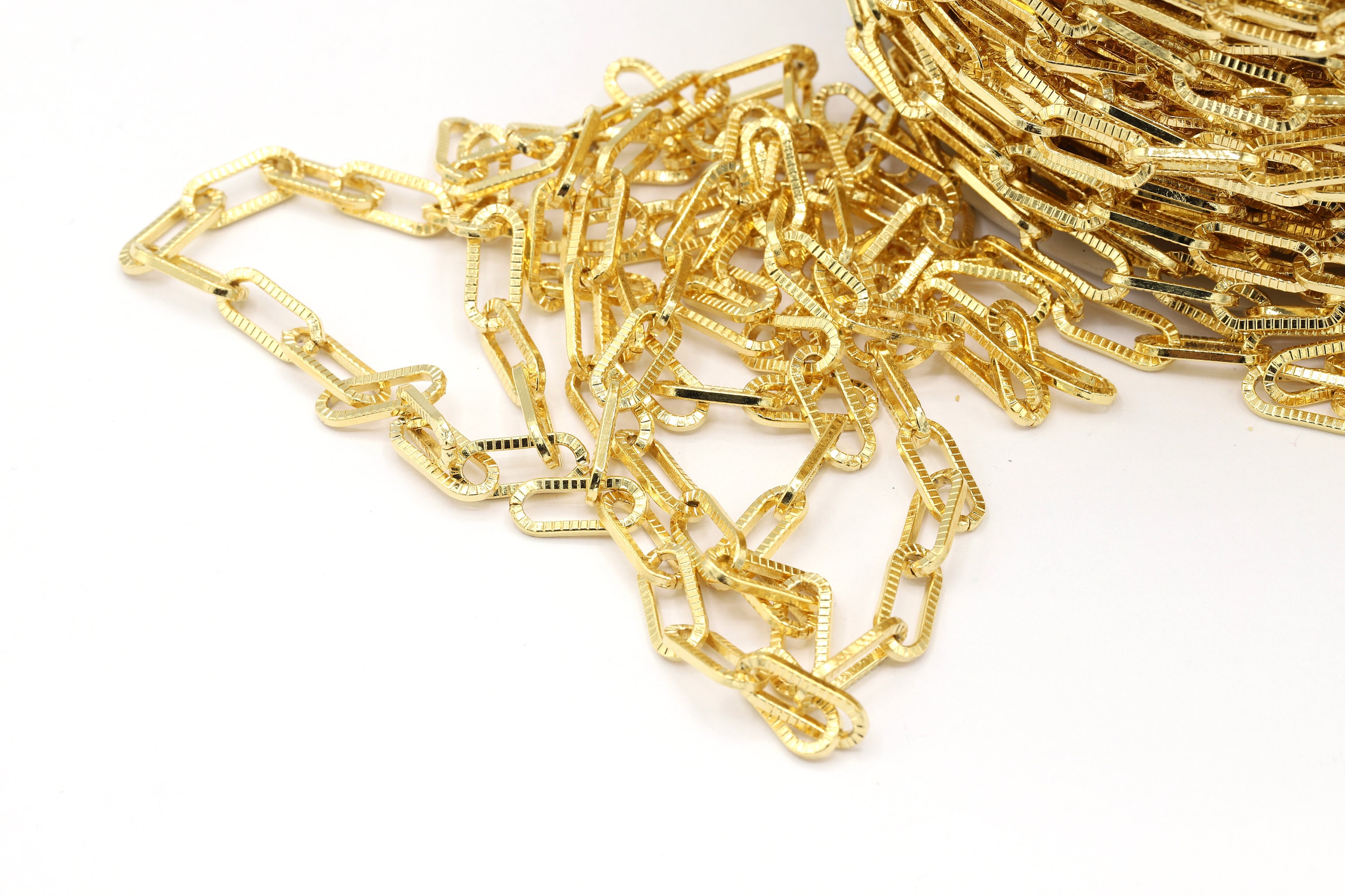 5 METERS 2MM THIN Gold PLATED METAL CHAIN FOR JEWELRY MAKING – Madeinindia  Beads