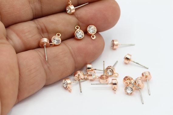 Orecchini a cerchio con pavé di diamanti in oro bianco Move Classique