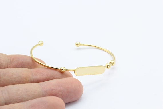 Gold plated 2024 cuff bracelet