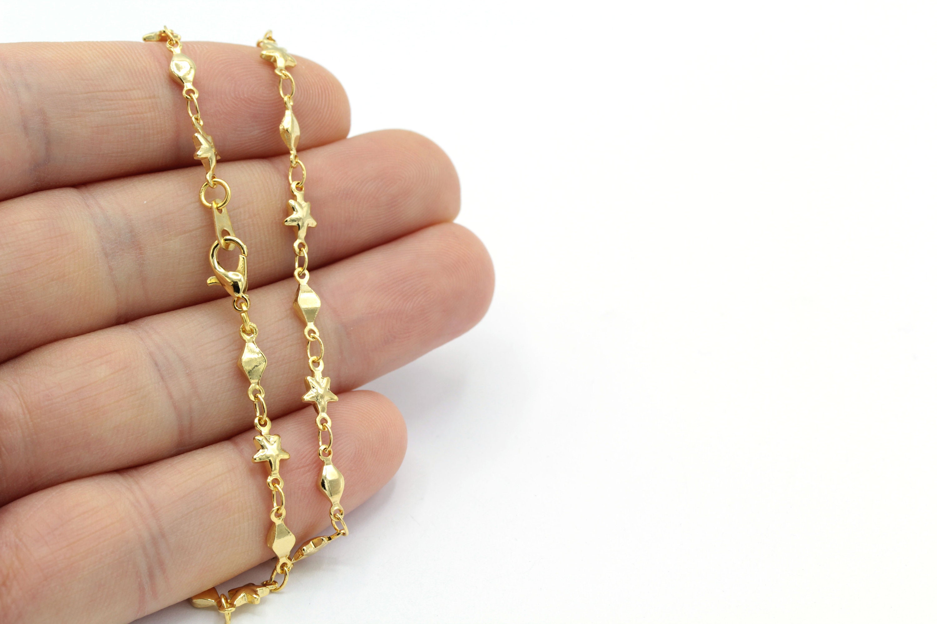 アクセサリーまとめ　パール 金メッキ ネックレスなど　約11.5キロ 5 x 11 mm 24 k 金メッキ仕上げチェーン、仕上げ済みネックレス