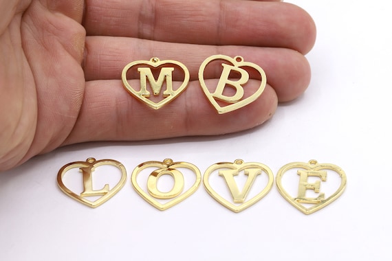 EXGOX Tiny Cute Heart Pendant Initial Necklace for India | Ubuy