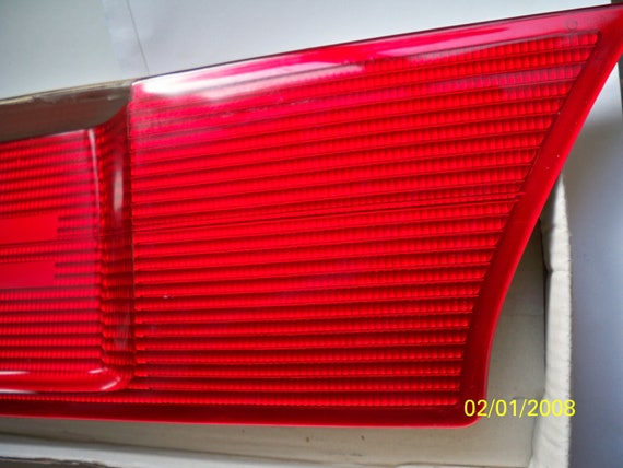 VW Golf Mk2 Heckblende GTI Tail Panel - Sacex Red With Golf Logo