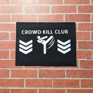 Hand Painted Sew On Canvas Punk Patch: Pro Wrestling Parody - Heavy Metal Battle Vests | Jackets • Back Packs