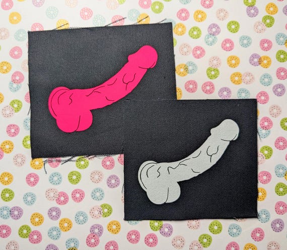 Vinyl Sew on Canvas Punk Patch: Sex Toy- Dildo for Heavy Metal Battle Vests  | Jackets  Backpacks - Etsy Canada