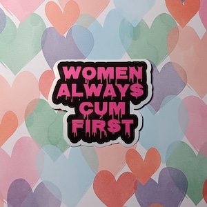 Handmade Vinyl Waterproof Sticker: Funny Sex  Decal for Laptops, Water Bottles, Tumblers