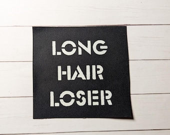 Hand Painted Sew On Canvas Punk Patch:  Funny , Offensive - Heavy Metal Battle Vests | Jackets • Back Packs