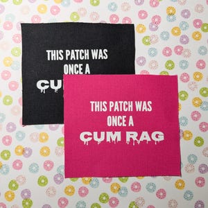 Vinyl Sew On Canvas Punk Patch: Funny Offensive for Heavy Metal Battle Vests | Jackets, Back Packs, Flannels