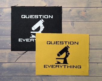 Vinyl Sew On Canvas Punk Patch: Funny Political for Heavy Metal Battle Vests | Jackets, Back Packs