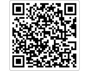 Naklejka z kodem QR na taniec Trump YMCA: Patriotyczna naklejka na laptopa (2 x 2 cale)