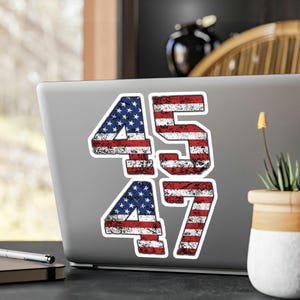 President DT 45 47 Bumper Sticker: Political Decal