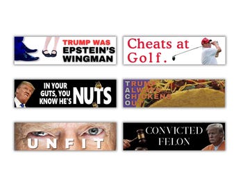 Anti-Trump Bumper Stickers | Trump I Did That