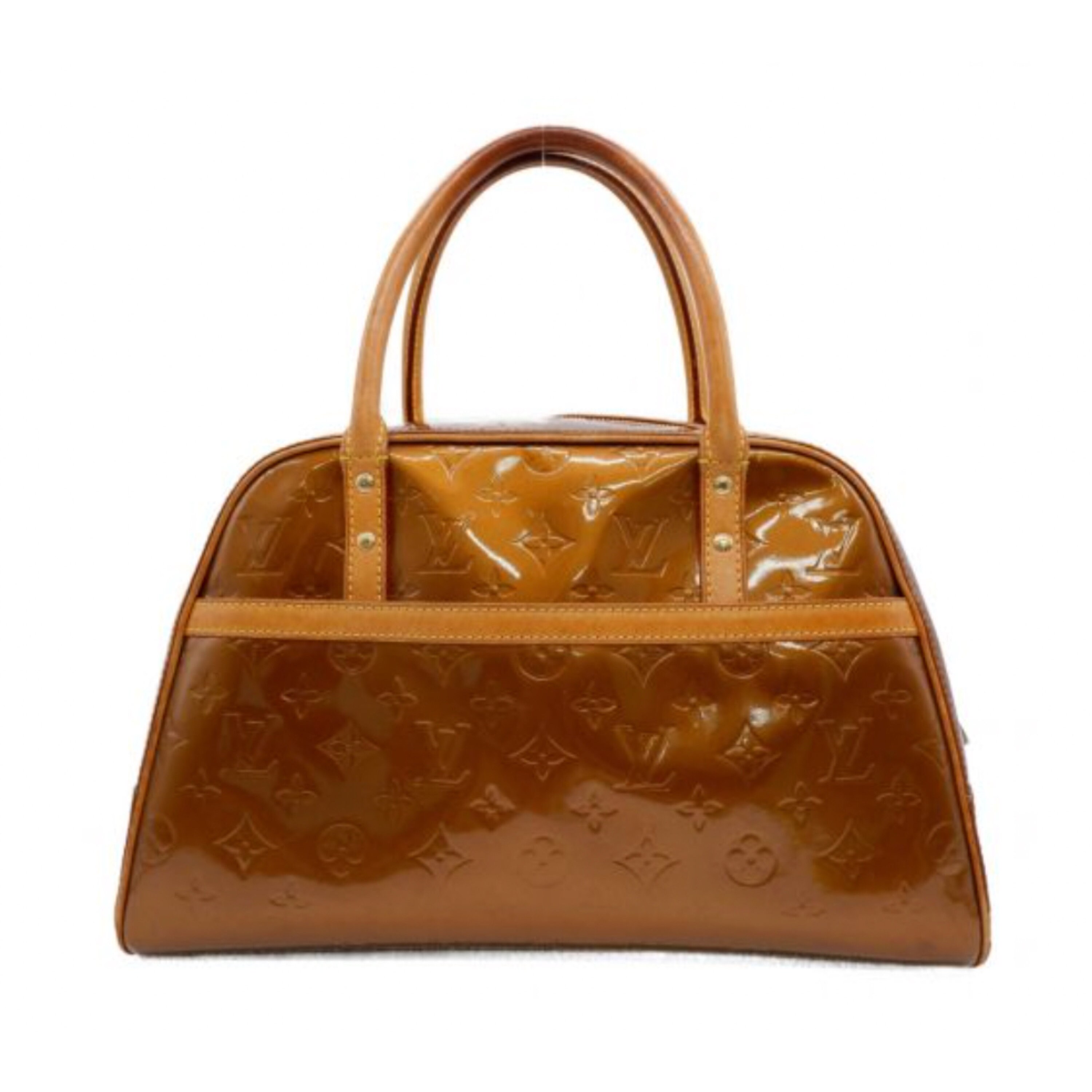 Louis Vuitton Tompkins Square Bronze Vernis Bag