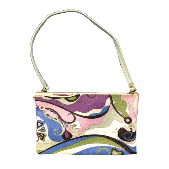 Emilio Pucci Printed Pouchette Purse
