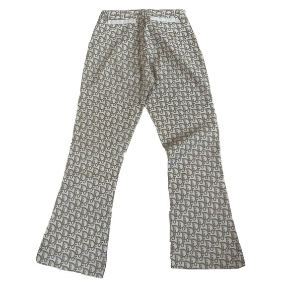 Christian Dior Trotter Monogram Capri Flare Pants - Gem