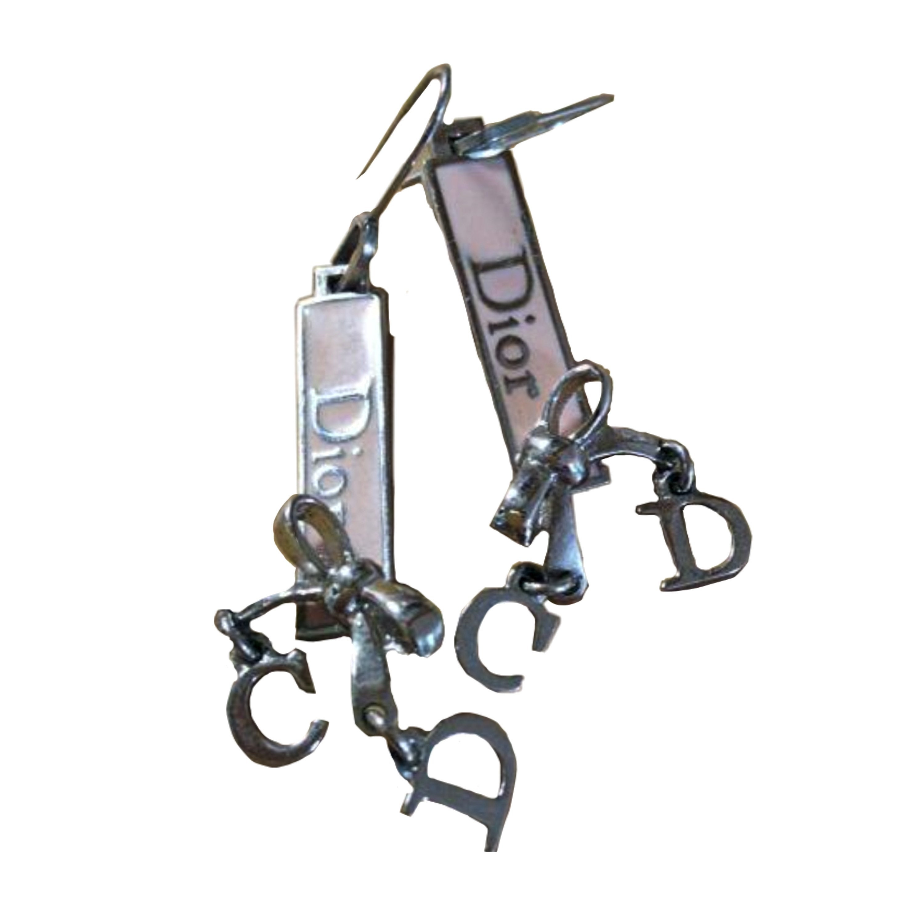 Christian Dior Pink Logo Bow Drop Earrings Etsy