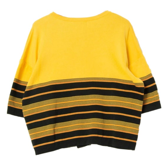 Christian Dior Logo Stripe Oversized SS Knit Card… - image 2