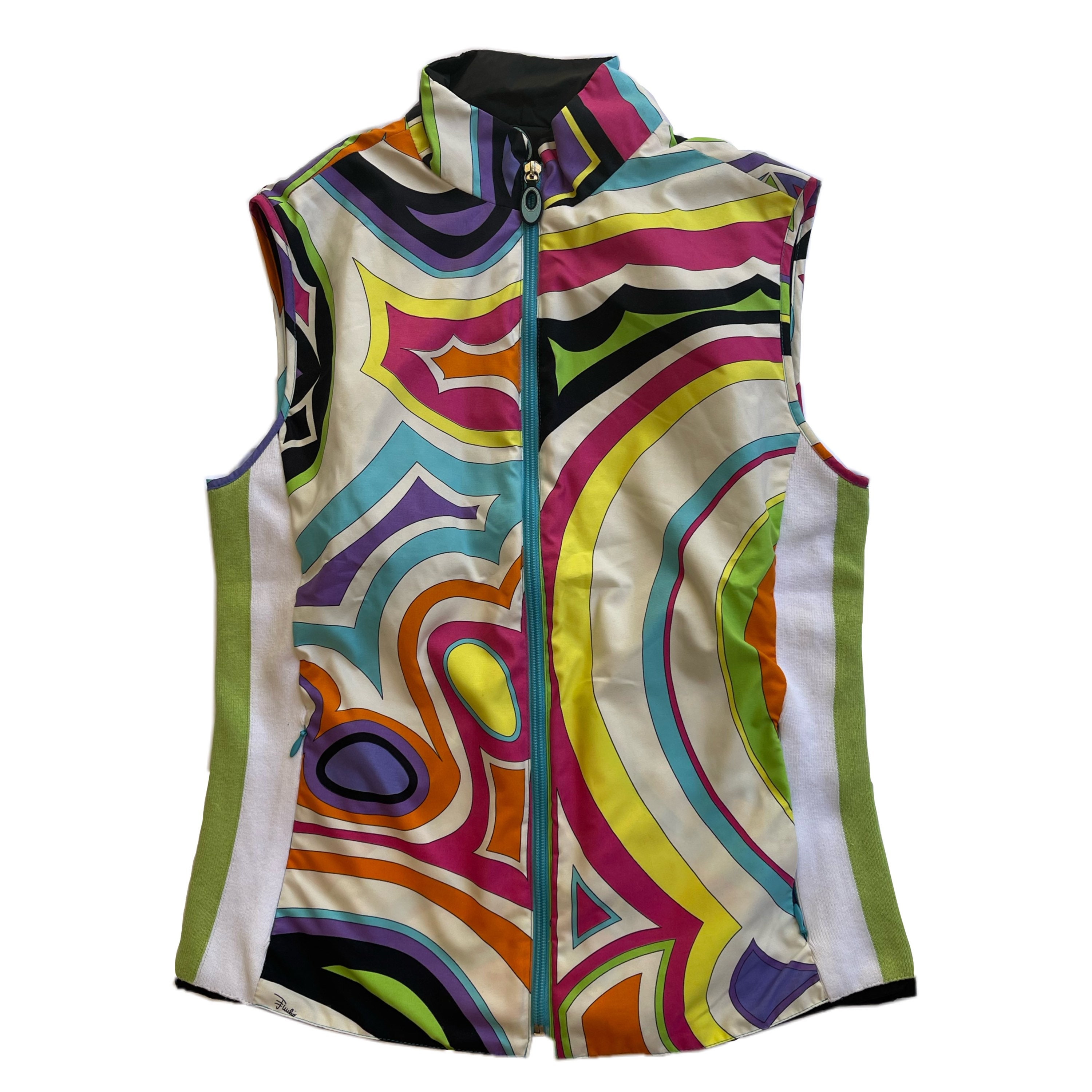 Emilio Pucci Printed Reversible Vest Etsy
