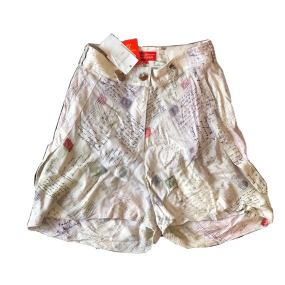 Vivienne Westwood red label postcard print shorts