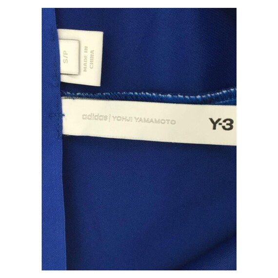 Y-3 Adidas Velvet Graphic Print Flare Zip Front P… - image 3