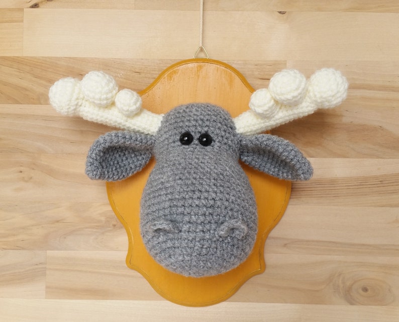 Crochet pattern taxidermy head trophy Amigurumi deer wall Etsy
